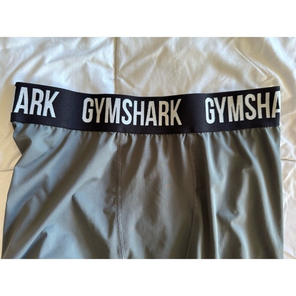 Gymshark Men's Compression Fit Element Baselayer Leggings Gray Small EUC - Picture 7 of 8